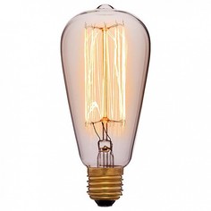 Лампа накаливания ST64 E27 240В 40Вт 2200K 051-910 Sun Lumen