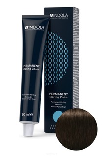 Domix, Индола краска для волос профессиональная Profession, 60 мл (палитра 169 тонов) 4.0 средний коричневый натуральный Indola