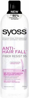 Domix, Бальзам-ополаскиватель для тонких, склонных к выпадению волос Anti-Hair Fall Fiber Resist 95, 500 мл Syoss