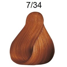 Domix, Краска Лонда Профессионал Колор для волос Londa Professional Color (палитра 133 цвета), 60 мл 7/34 золотое пламя