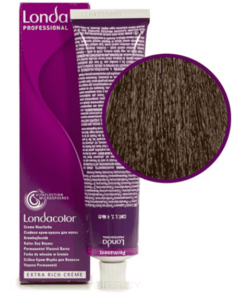 Domix, Краска Лонда Профессионал Колор для волос Londa Professional Color (палитра 133 цвета), 60 мл 7/77 блонд интенсивно-коричневый