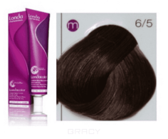 Domix, Краска Лонда Профессионал Колор для волос Londa Professional Color (палитра 133 цвета), 60 мл 6/5 тёмный блонд красный
