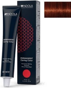 Domix, Индола краска для волос профессиональная Profession, 60 мл (палитра 169 тонов) 6.60 темный русый красный натуральный Indola