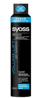 Syoss, Сухой шампунь для ослабленных и тонких волос Volume Lift, 200 мл