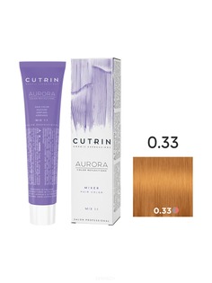 Domix, Кутрин краска для волос Aurora Аврора (SCC-Reflection) (палитра 97 оттенков), 60 мл 0.33 Золотой микс-тон Cutrin