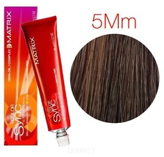 Domix, Color Sync Краска для волос Матрикс Колор Синк (палитра 85 оттенков), 90 мл 5MM светлый шатен мокка мокка Matrix