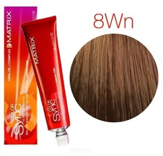 Domix, Color Sync Краска для волос Матрикс Колор Синк (палитра 85 оттенков), 90 мл 8WN светлый блондин теплый натуральный Matrix
