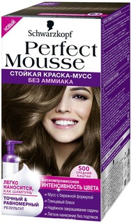 Domix, Краска тоник для волос Perfect Mousse, 35 мл (24 оттенка) 500 Средний каштан Schwarzkopf Professional