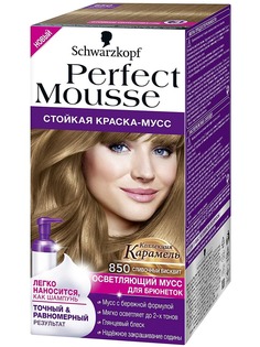 Schwarzkopf Professional, Краска тоник для волос Perfect Mousse, 35 мл (24 оттенка) 850 Сливочный бисквит