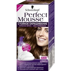 Domix, Краска тоник для волос Perfect Mousse, 35 мл (24 оттенка) 668 Лесной Орех Schwarzkopf Professional