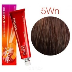 Domix, Color Sync Краска для волос Матрикс Колор Синк (палитра 85 оттенков), 90 мл 5WN светлый шатен теплый натуральный Matrix