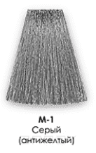 Nirvel, Краска для волос ArtX (палитра 129 цветов), 60 мл M-1 Серый (антижелтый)