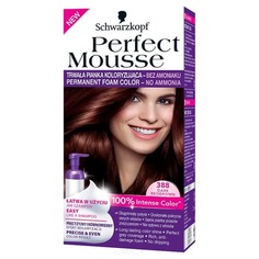 Domix, Краска тоник для волос Perfect Mousse, 35 мл (24 оттенка) 388 Красно-каштановый Schwarzkopf Professional