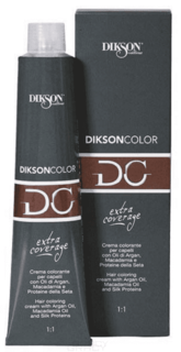 Domix, Стойкая парфюмированная крем-краска для волос Extra Coverage, 120 мл (8 оттенков) 122-06 6C/E Темно-русый с пепельным оттенком Dikson