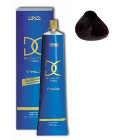 Domix, Стойкая крем-краска для волос Extra Premium, 120 мл (35 оттенков) 106-17 EXTRA 5САС 5,016 горький шоколад СООL Dikson