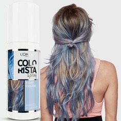 Domix, Краска спрей в баллончиках на 1 день Colorista Spray 1-Day, 75 мл (7 оттенков) 2 голубой L'Oreal