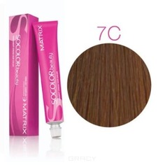 Domix, Крем краска для волос SoColor.Beauty, 90 мл (палитра 141 оттенок) SOCOLOR.beauty 7C Блондин медный Matrix