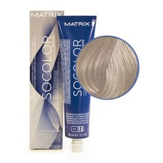 Domix, Крем краска для волос SoColor.Beauty, 90 мл (палитра 141 оттенок) 509AV очень светлый блондин пепельно-перламутровый 100% покрытие седины Matrix