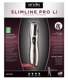 Domix, Триммер для стрижки волос Andis Slimline Pro 0.1 мм, аккум/сетевой, 2.45 W,4 нас. 32445 D-8