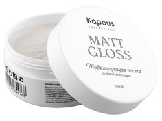 Kapous, Моделирующая паста для волос сильной фиксации "Matt Gloss", 100 мл