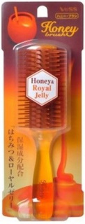 Domix, Щетка массажная для увлажнения и придания блеска волосам с мёдом и маточным молочком пчёл Honey Brush Vess