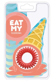 Eat My Bobbles, Резинки для волос в цвете «Сливочный персик» Peach cream, 3 шт