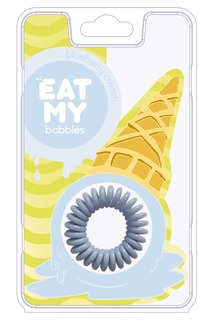 Eat My Bobbles, Резинки для волос в цвете «Сливочная голубика» Blueberry cream, 3 шт