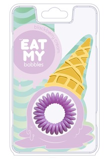 Eat My Bobbles, Резинки для волос в цвете «Сливочная ежевика» Blackberry cream, 3 шт