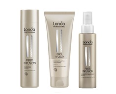 Londa, Набор сервисный Reconstruct It (шампунь 250 мл, восстанавливающее средство 200 мл, средство с кератином 100 мл)