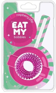 Eat My Bobbles, Резинки для волос в цвете "Малиновый леденец", 3 шт