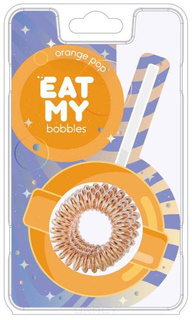 Eat My Bobbles, Резинки для волос в цвете "Апельсиновый леденец", 3 шт