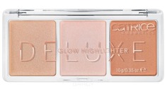 Domix, Хайлайтер 3 в 1 Deluxe Glow Highlighter The Glowrious Three, тон 010 Catrice