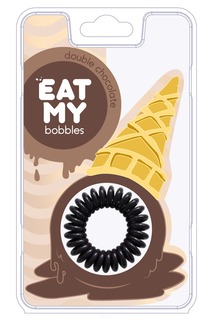 Eat My Bobbles, Резинки для волос в цвете «Двойной шоколад» Double chocolate, 3 шт
