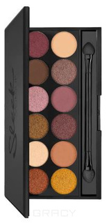 Domix, Тени для век в палетке Eyeshadow Palette I-Divine, 12 тонов (13 видов) тон 3am 1196 Sleek Make Up