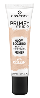Domix, Праймер для лица Prime+ Studio Glow Boosting+Pore Minimizing Primer, 30 мл Essence