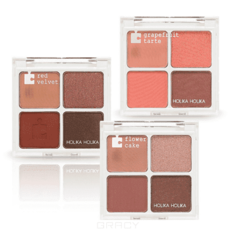 Domix, Piece Matching Shadow Palette Палетка теней для глаз, 6 г (3 вида) Холика Холика, 6 г, 01 Red Velvet (Красный вельвет) Holika Holika