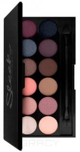 Domix, Тени для век в палетке Eyeshadow Palette I-Divine, 12 тонов (13 видов) тон Oh So Special 658 Sleek Make Up