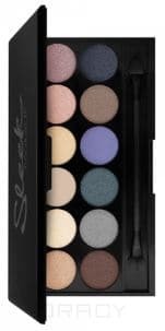 Domix, Тени для век в палетке Eyeshadow Palette I-Divine, 12 тонов (13 видов) тон Storm 578 Sleek Make Up