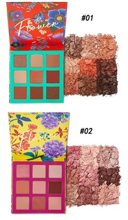 Domix, Be A Flower Palette Палетка теней (2 оттенка), 1,3гр*9, 1,3гр*9, тон 01 коричневая It's Skin