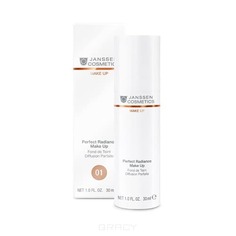 Domix, Стойкий тональный крем с UV-защитой SPF-15 для всех типов кожи Perfect Radiance Make-up, 30 мл (4 тона) Janssen