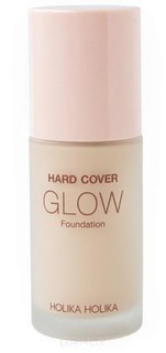 Domix, Hard Cover Glow Foundation Тональная основа увлажняющая, 30 мл (5 оттенков) Холика Холика, 30 мл, тон 05, бежевый (Tan) Holika Holika