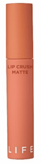 Domix, Life Color Lip Crush Matte Матовая помада Ит Скин, 5 г (15 оттенков) 10 What the heaven It's Skin