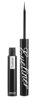 Domix, Мерцающая подводка для глаз Shimmer Eyeliner (9 тонов) Matte Black Absolute New York