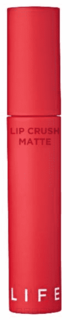 Domix, Life Color Lip Crush Matte Матовая помада Ит Скин, 5 г (15 оттенков) 08 I Dont Care It's Skin