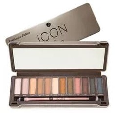 Domix, Палитра теней для век Icon (4 вида), 1 шт, Exposed (Matte) Absolute New York