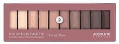 Domix, Палетка теней Eye artiste palette 02 Art of Rose Absolute New York