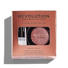 Domix, Набор тени и праймер Flawless Foils, 2 гр + 2 мл (7 вариантов) Rose Gold Make Up Revolution