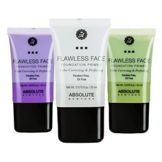 Domix, Праймер для лица Flawless Face Foundation Primer, 20 мл (2 тона), 20 мл, Green (зеленый) Absolute New York