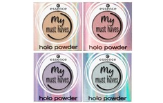 Domix, Голографический хайлайтер в рефиле My Must Haves Holo Powder, 8 гр (4 тона), №01 золотой Essence