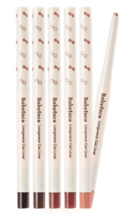 Domix, Babyface Longwear Gel Liner Гелевый карандаш для глаз Итс Скин, 0,35 г (4 тона), 0,35 г, 03 Hepburn Brown (светло-коричневый) It's Skin